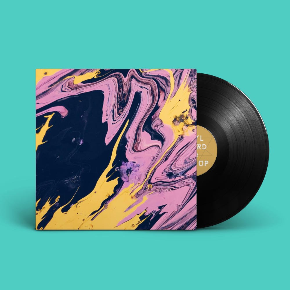 Vinyl Record PSD MockUp